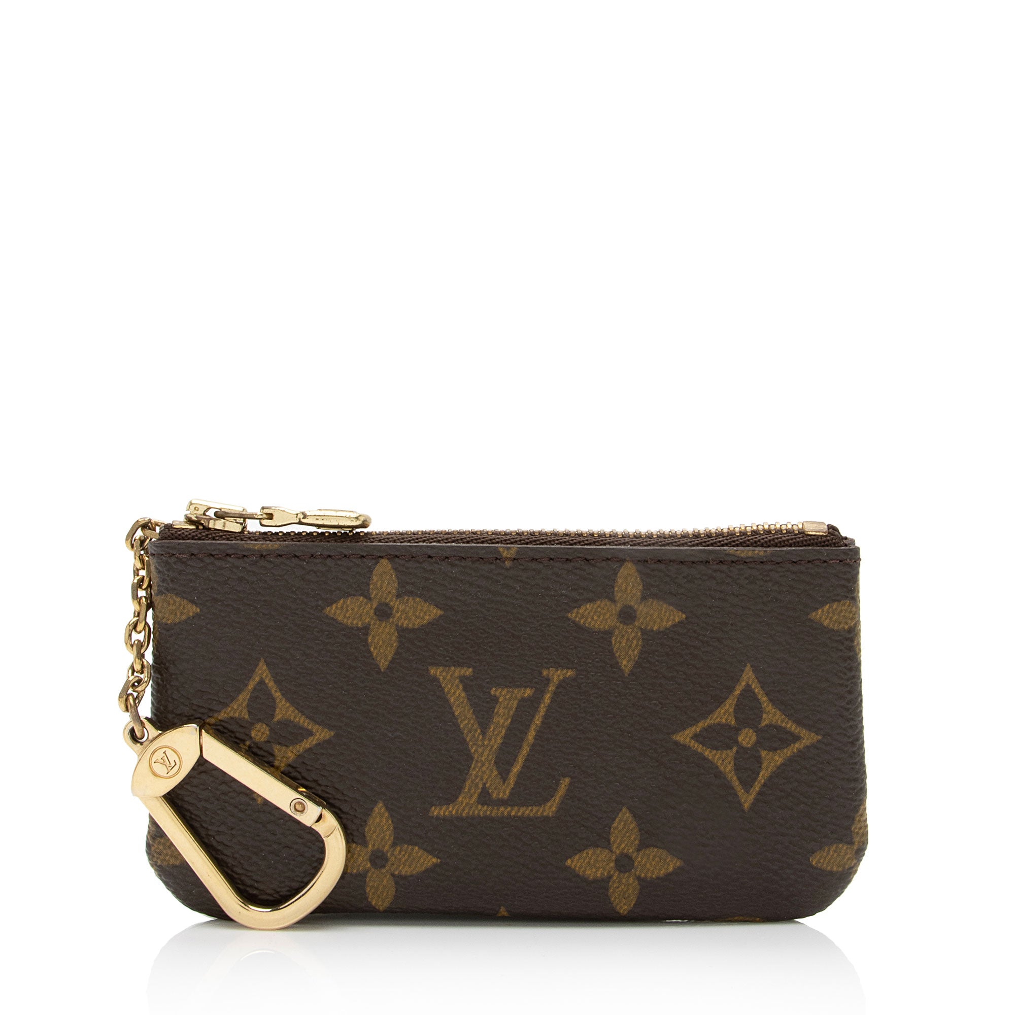 Louis Vuitton Vintage Monogram Canvas Key Pouch (SHF-OnAhFA) - Image 11