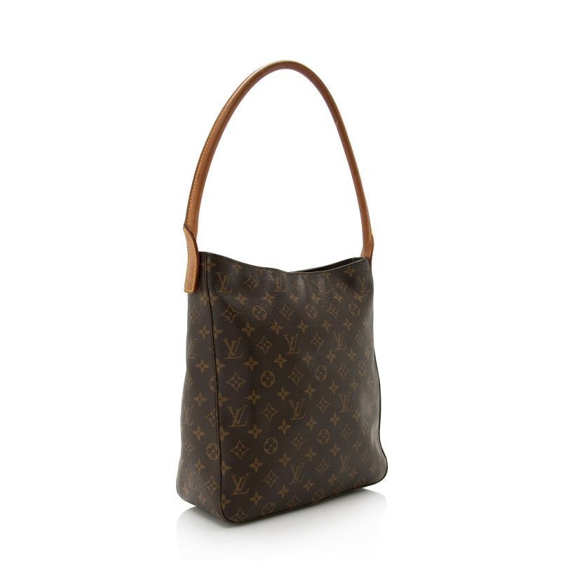 Louis Vuitton Vintage Monogram Canvas Looping GM Shoulder Bag (SHF-22709)