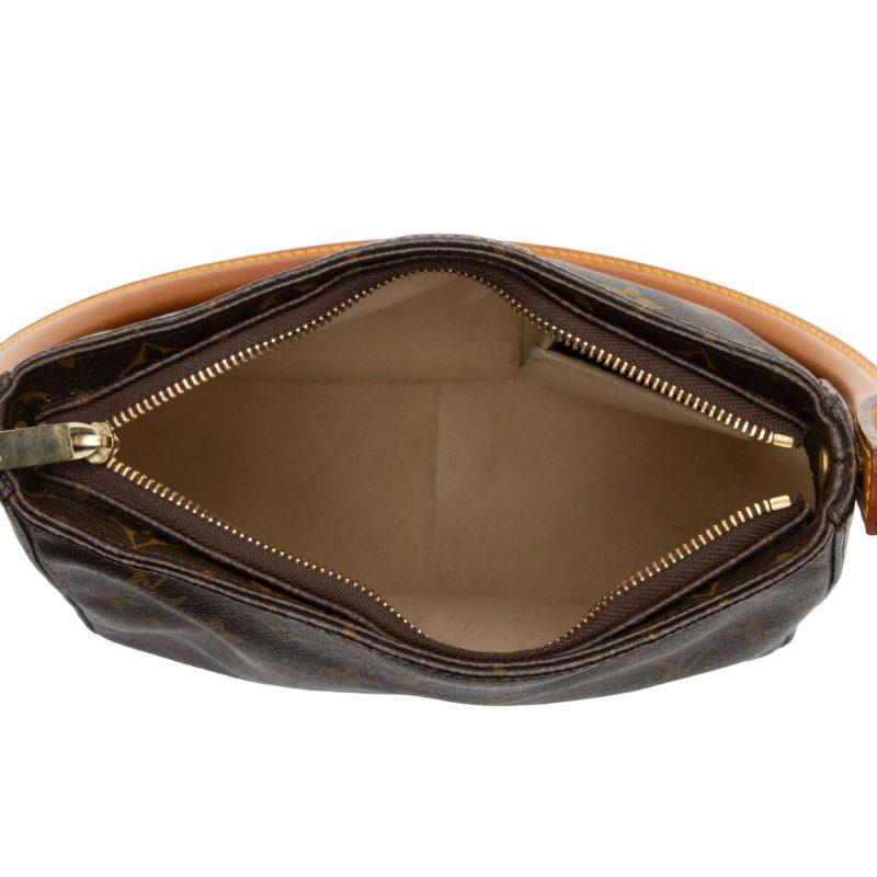 Louis Vuitton Vintage Monogram Canvas Looping MM Shoulder Bag (SHF-2H9qKf) - Image 6