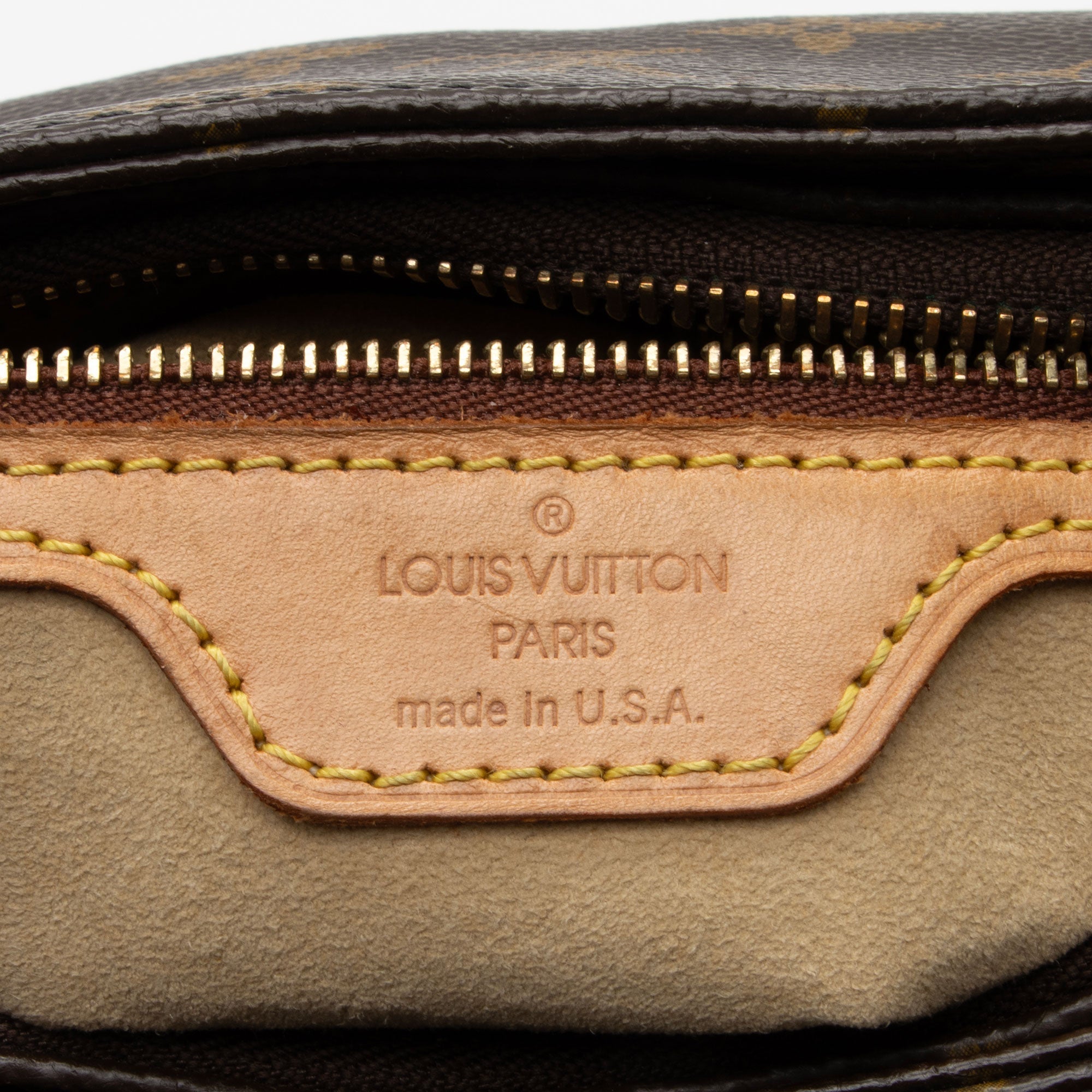 Louis Vuitton Vintage Monogram Canvas Looping MM Shoulder Bag (SHF-2H9qKf) - Image 7