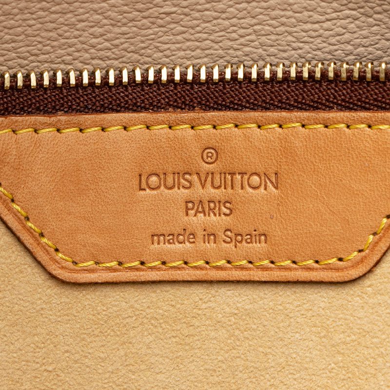 Louis Vuitton Vintage Monogram Canvas Luco Tote (SHF-21104) - Image 7