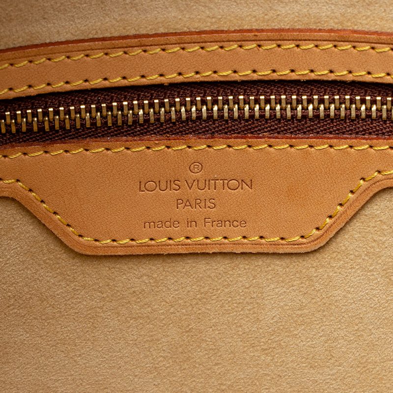 Louis Vuitton Vintage Monogram Canvas Luco Tote (SHF-21213) - Image 7