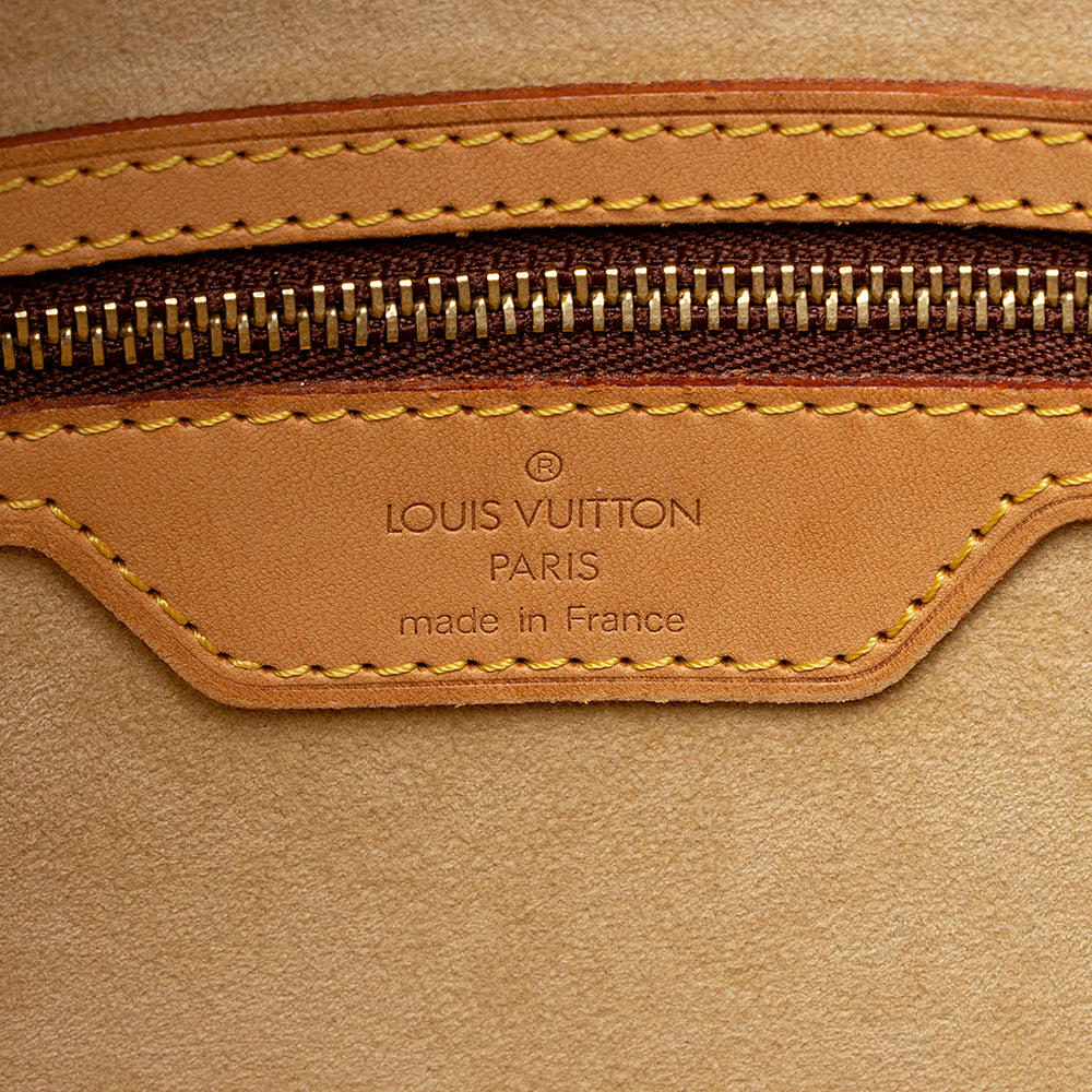 Louis Vuitton Vintage Monogram Canvas Luco Tote (SHF-21213) - Image 7
