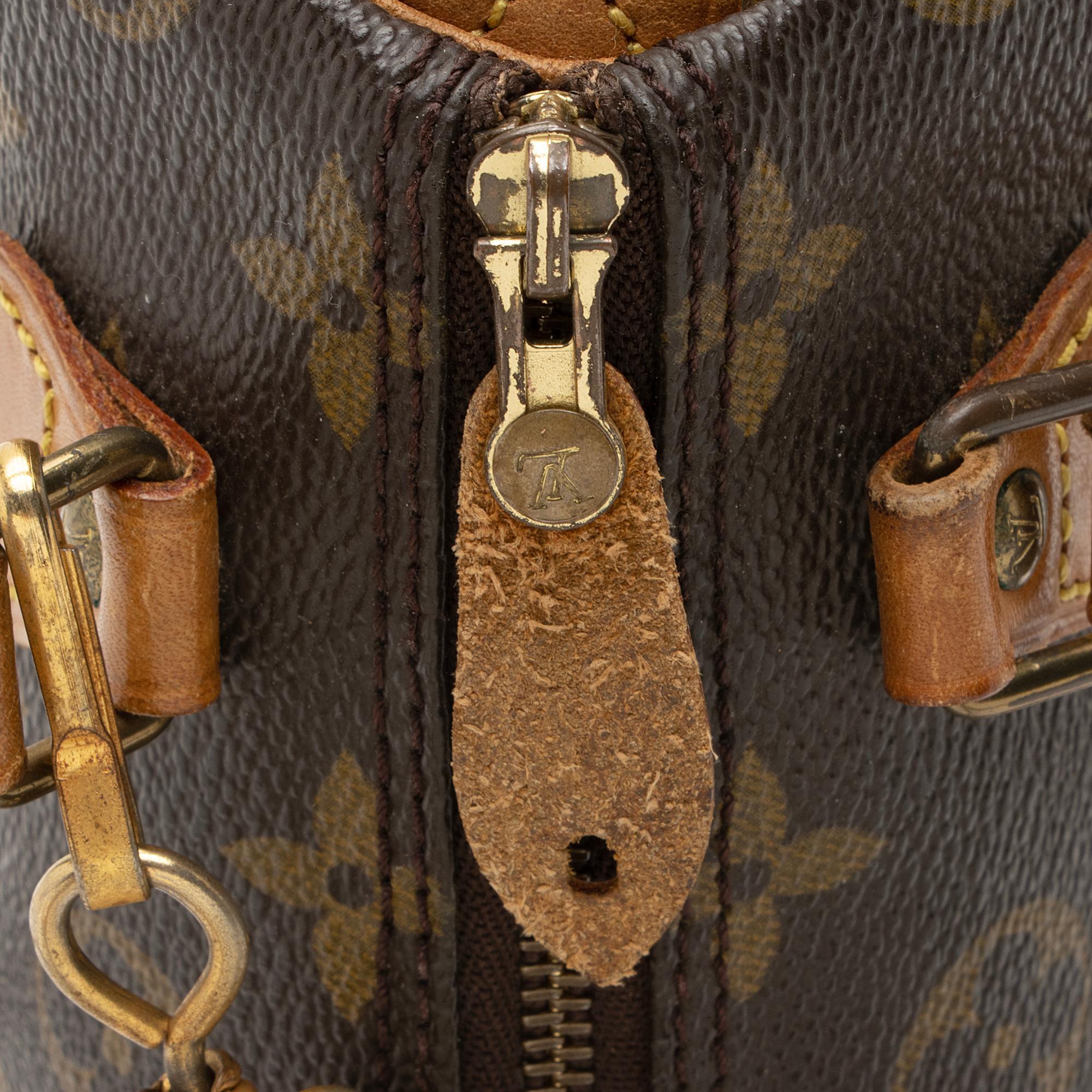 Louis Vuitton Vintage Monogram Canvas Mini Sac HL Bag (SHF-RhGReK) - Image 8
