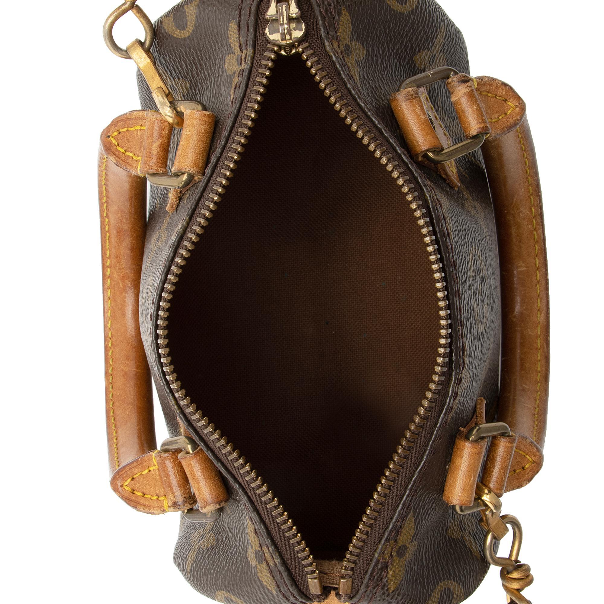 Louis Vuitton Vintage Monogram Canvas Mini Sac HL Bag (SHF-RhGReK) - Image 6