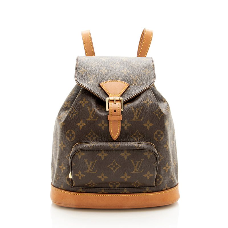 Louis Vuitton Vintage Monogram Canvas Montsouris MM Backpack (SHF-18882) - Image 16