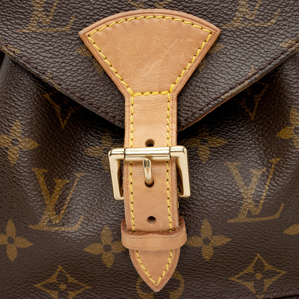 Louis Vuitton Vintage Monogram Canvas Montsouris MM Backpack (SHF-18958) - Image 8