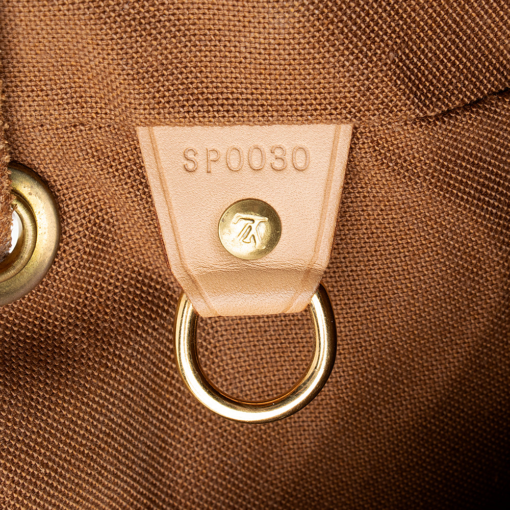 Louis Vuitton Vintage Monogram Canvas Montsouris MM Backpack (SHF-18958) - Image 5
