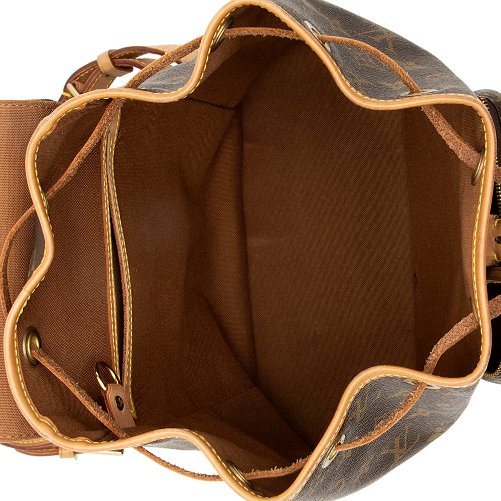Louis Vuitton Vintage Monogram Canvas Montsouris MM Backpack (SHF-18958) - Image 6