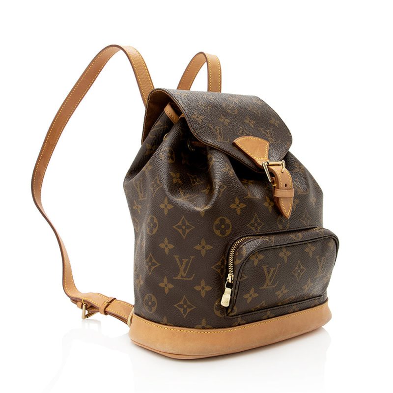 Louis Vuitton Vintage Monogram Canvas Montsouris MM Backpack (SHF-18958)