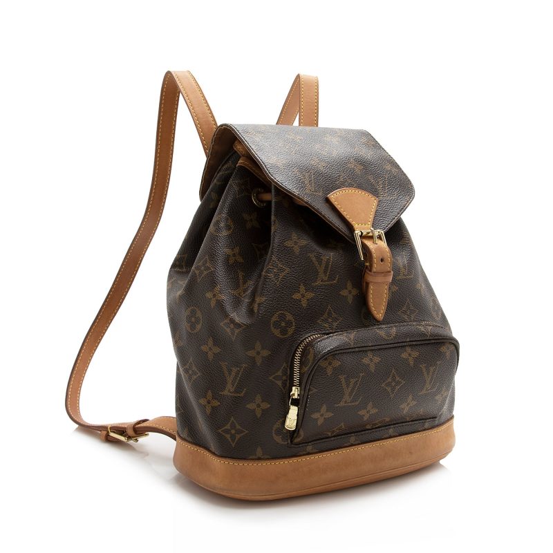 Louis Vuitton Vintage Monogram Canvas Montsouris MM Backpack (SHF-22354)