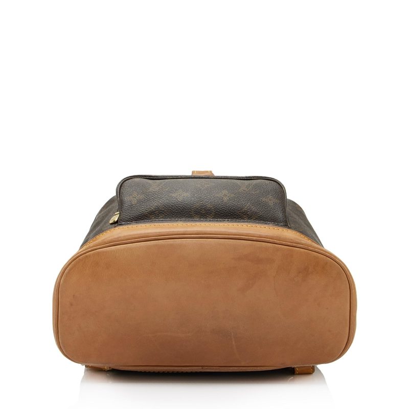 Louis Vuitton Vintage Monogram Canvas Montsouris MM Backpack (SHF-KhKN2W) - Image 3