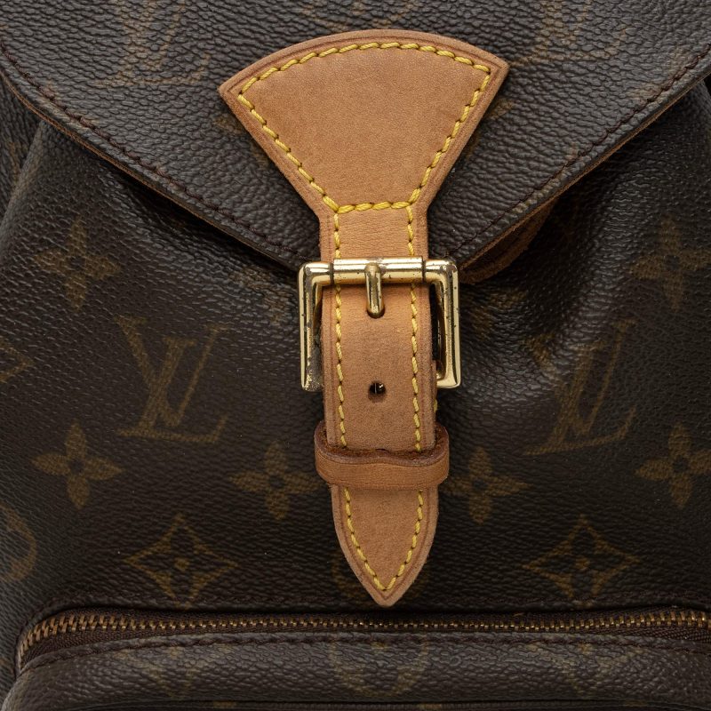Louis Vuitton Vintage Monogram Canvas Montsouris MM Backpack (SHF-KhKN2W) - Image 8