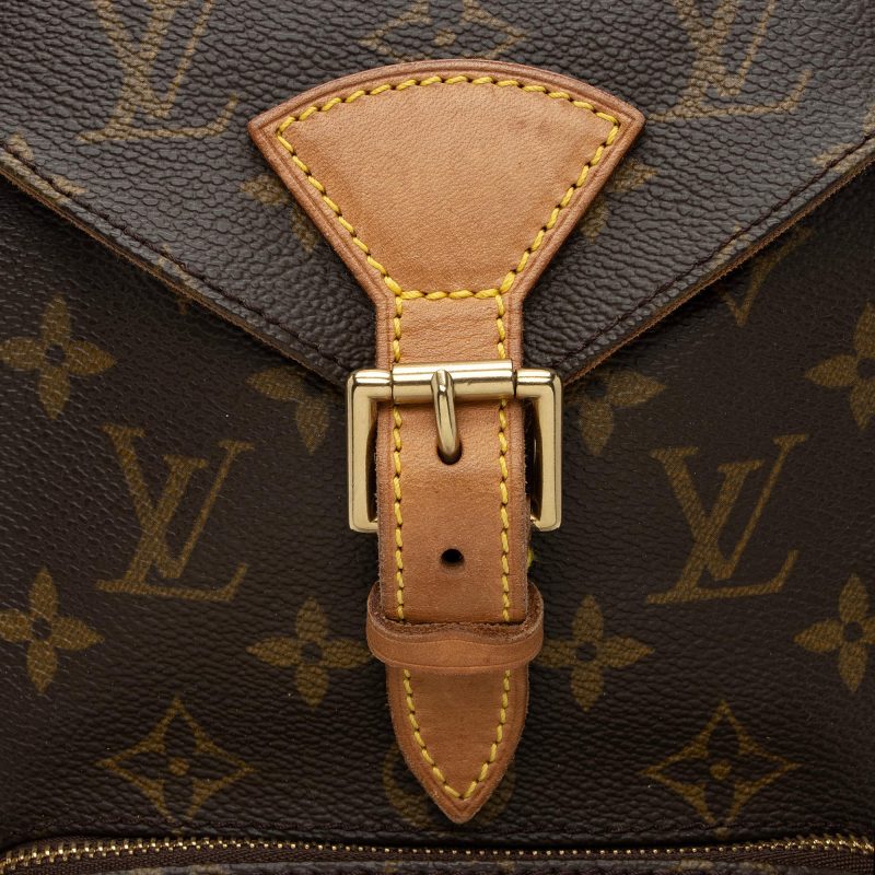 Louis Vuitton Vintage Monogram Canvas Montsouris MM Backpack (SHF-EUGvQe) - Image 9