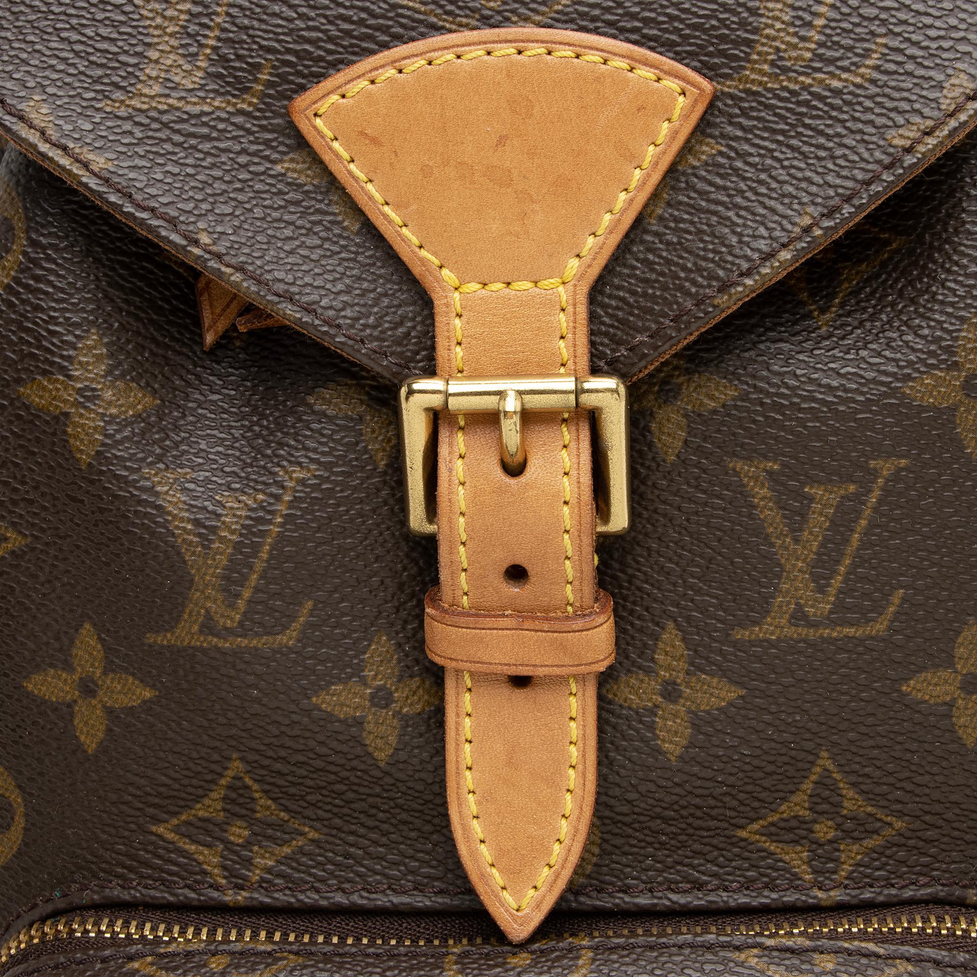 Louis Vuitton Vintage Monogram Canvas Montsouris MM Backpack (SHF-VoIk07) - Image 8