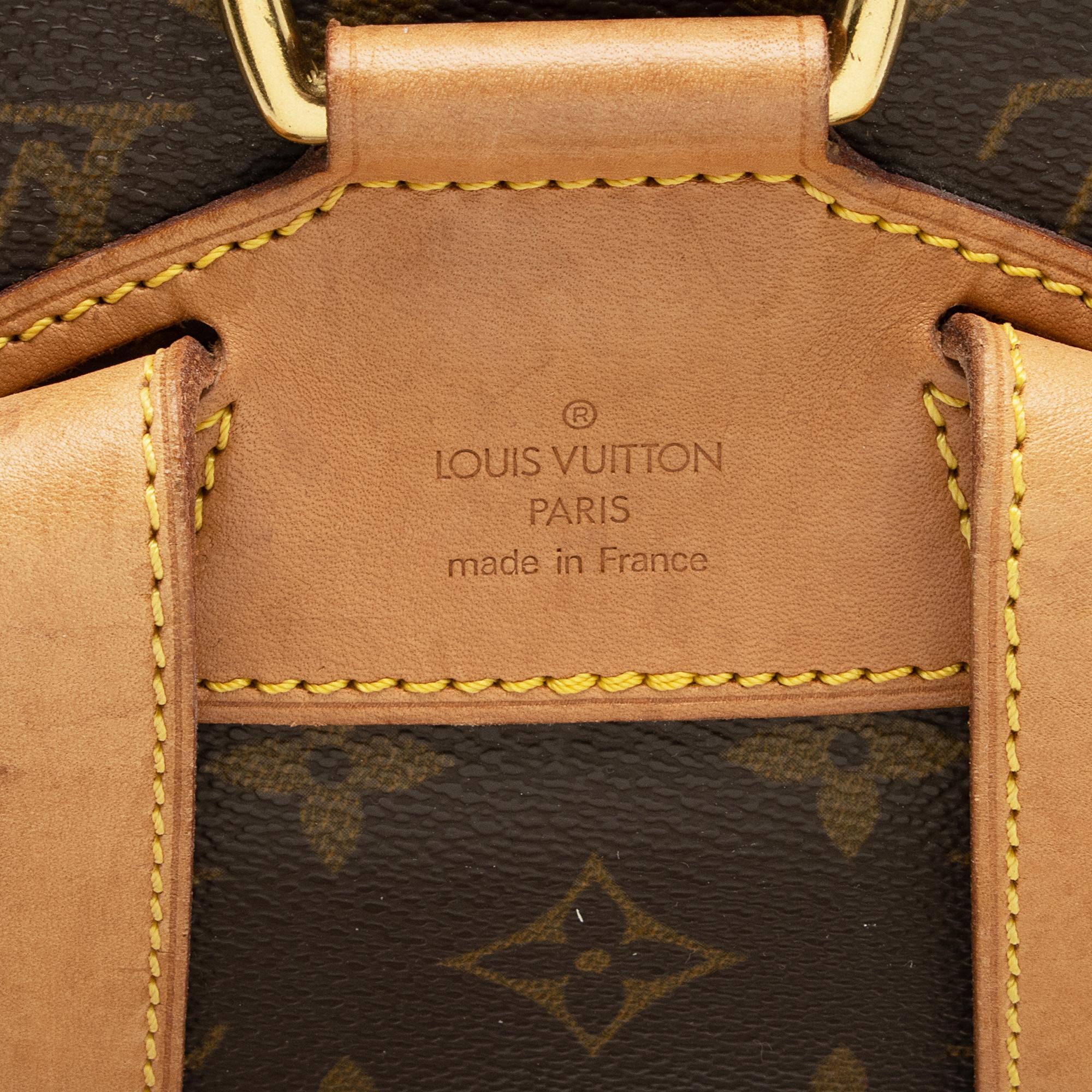 Louis Vuitton Vintage Monogram Canvas Montsouris MM Backpack (SHF-VoIk07) - Image 7