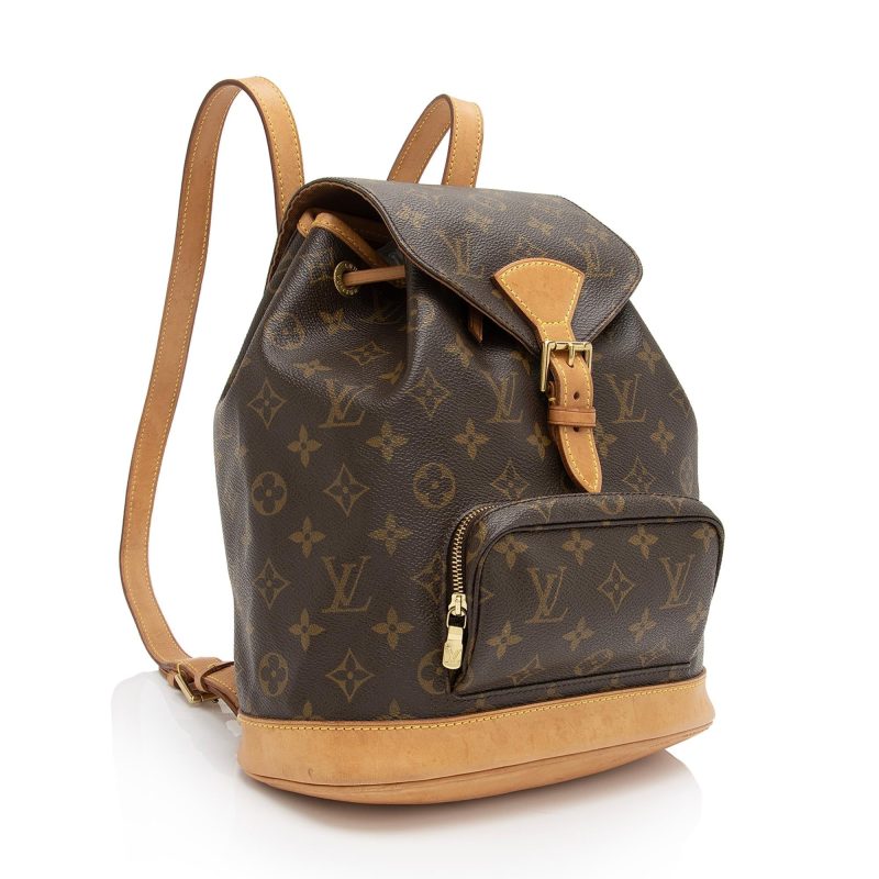 Louis Vuitton Vintage Monogram Canvas Montsouris MM Backpack (SHF-VoIk07)