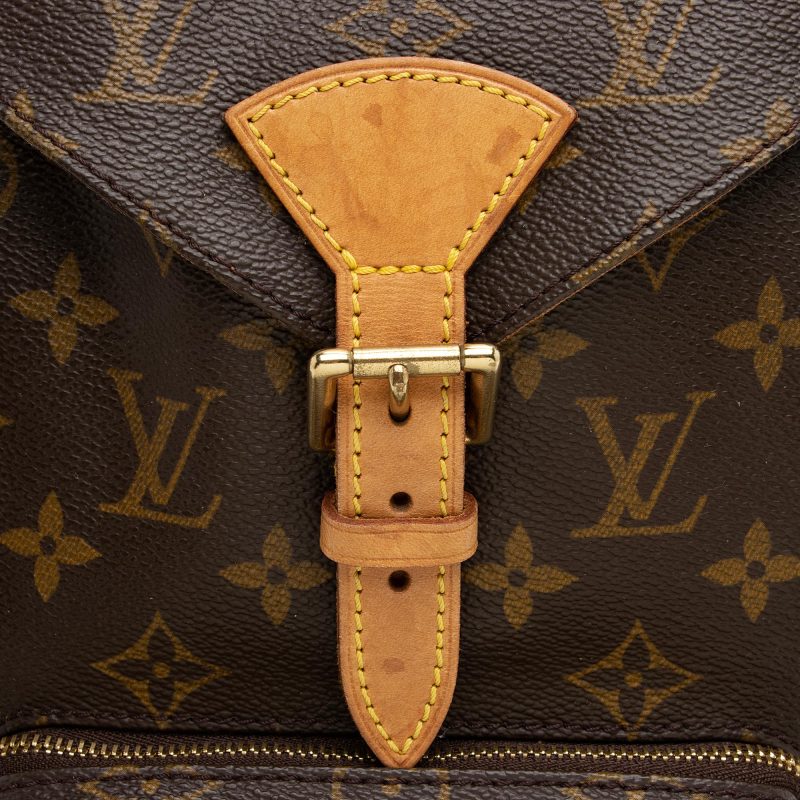 Louis Vuitton Vintage Monogram Canvas Montsouris MM Backpack (SHF-PqfA4Z) - Image 8