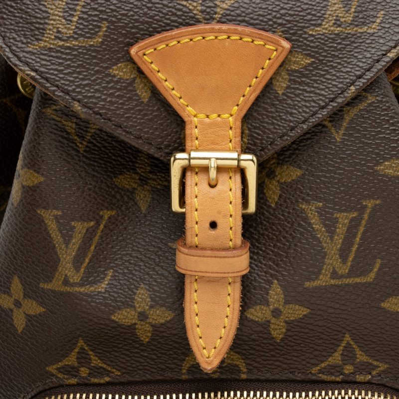 Louis Vuitton Vintage Monogram Canvas Montsouris PM Backpack (SHF-23758) - Image 8