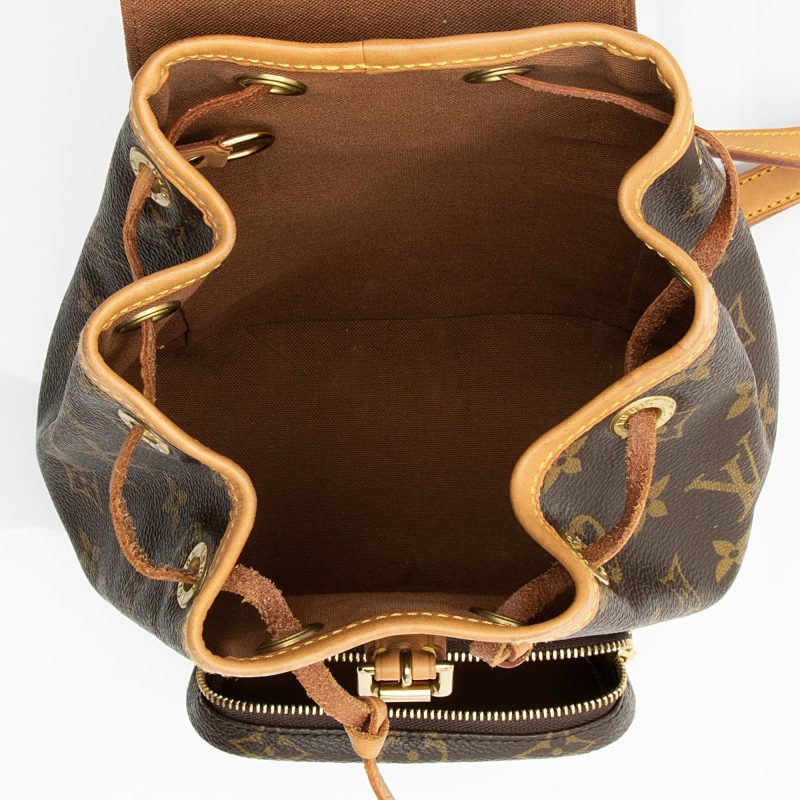 Louis Vuitton Vintage Monogram Canvas Montsouris PM Backpack (SHF-23758) - Image 6