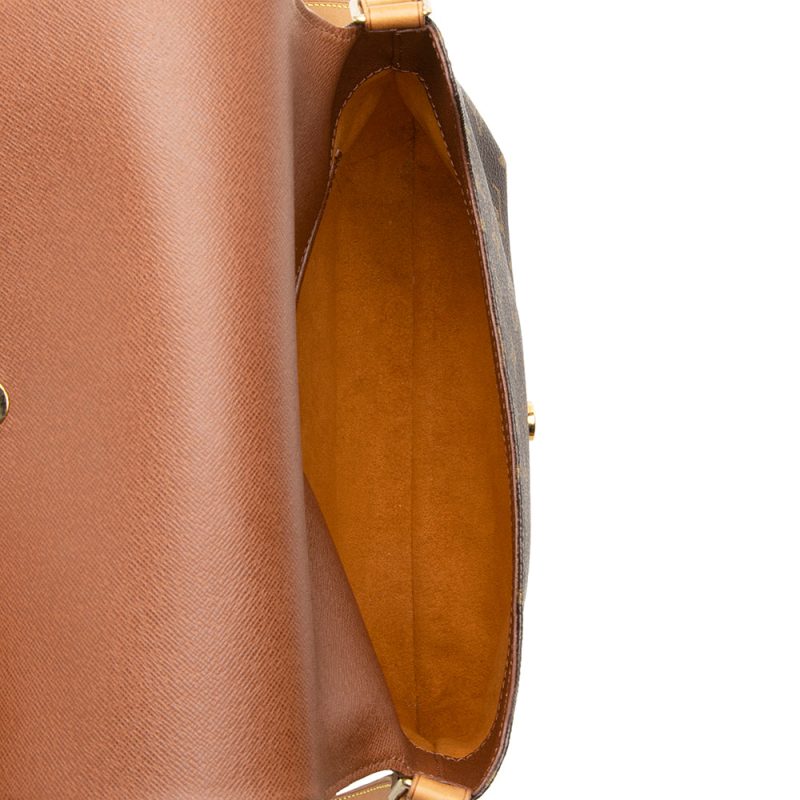 Louis Vuitton Vintage Monogram Canvas Musette Tango Shoulder Bag (SHF-20340) - Image 6