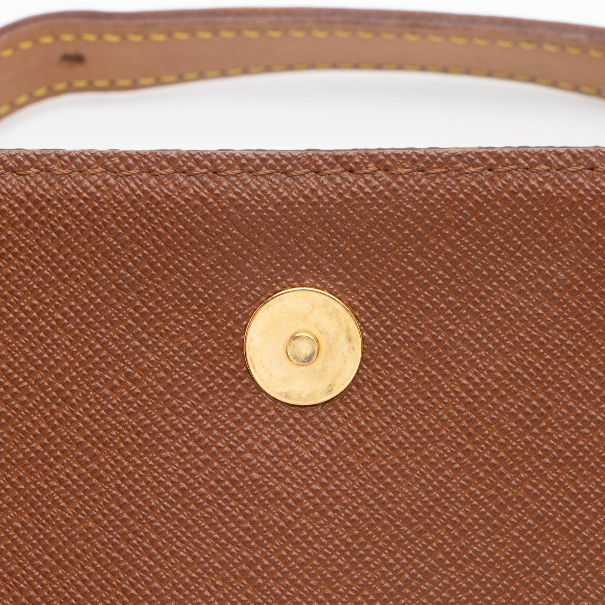Louis Vuitton Vintage Monogram Canvas Musette Tango Shoulder Bag (SHF-23533) - Image 8