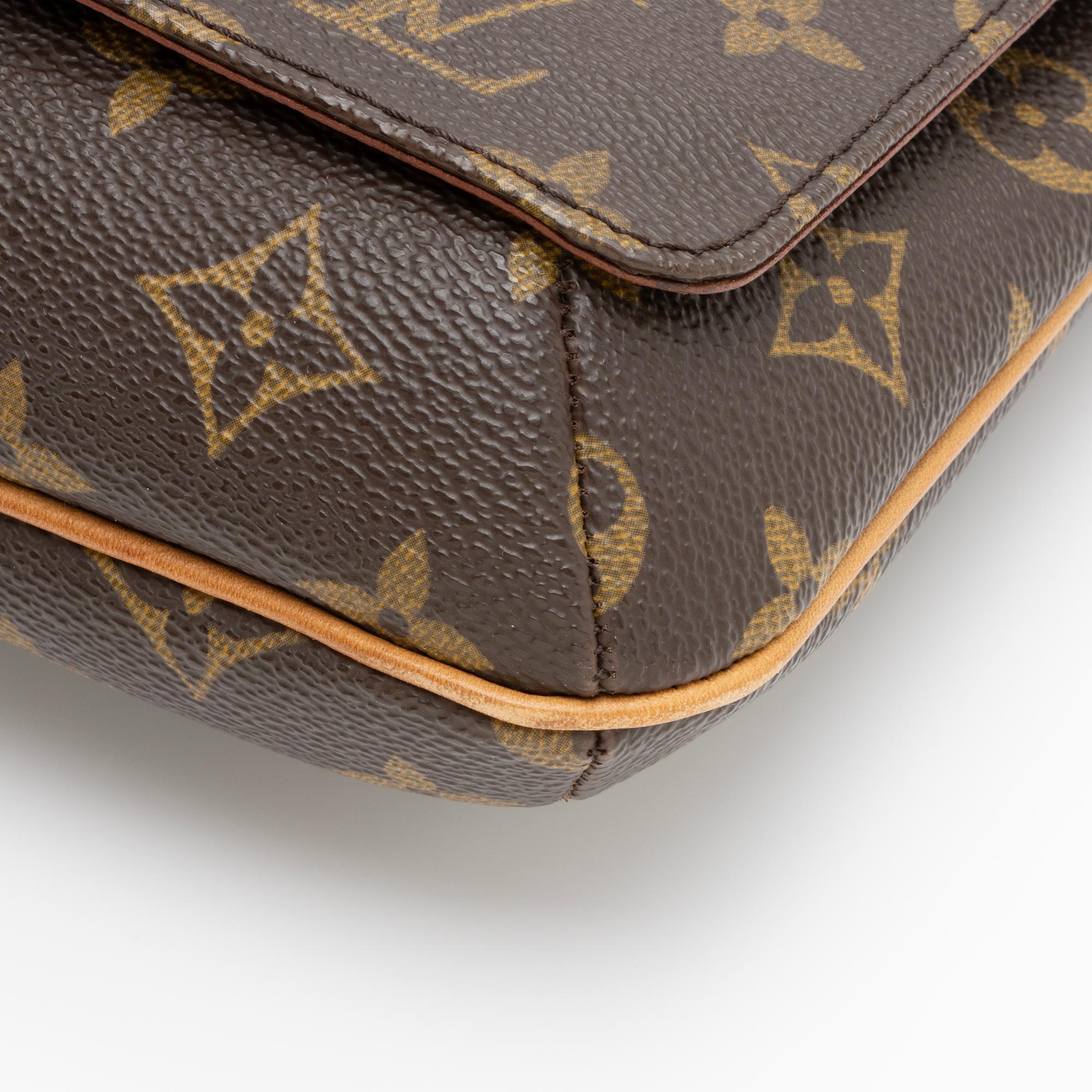 Louis Vuitton Vintage Monogram Canvas Musette Tango Shoulder Bag (SHF-23533) - Image 9