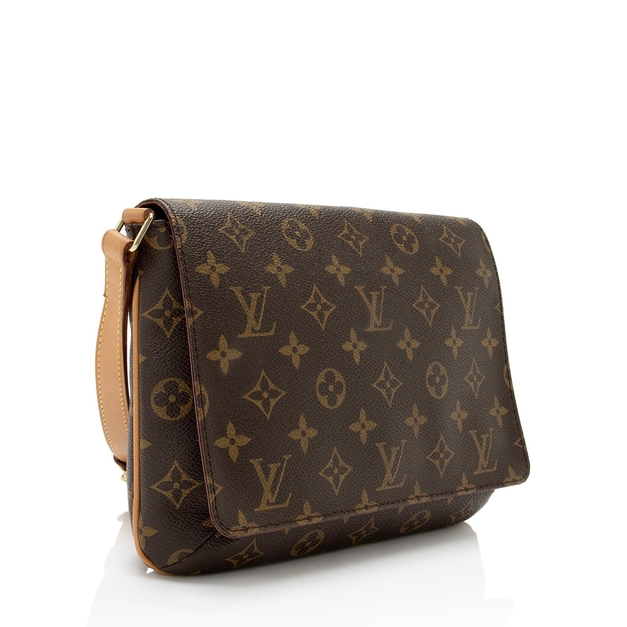 Louis Vuitton Vintage Monogram Canvas Musette Tango Shoulder Bag (SHF-YLN5hB)