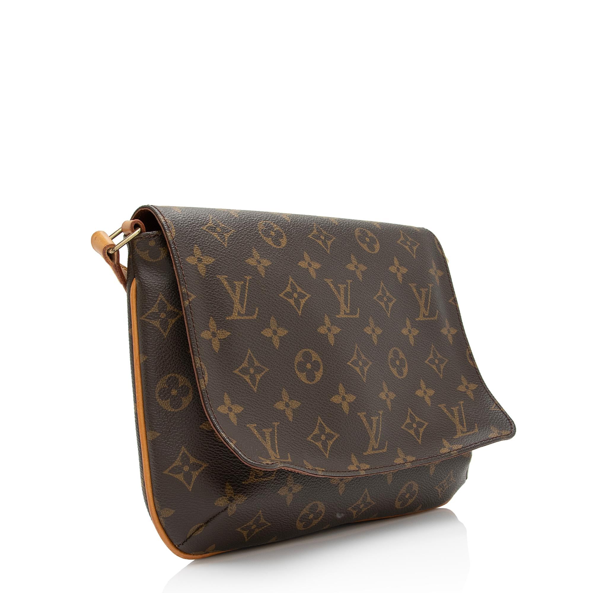 Louis Vuitton Vintage Monogram Canvas Musette Tango Shoulder Bag (SHF-xpJIA1)