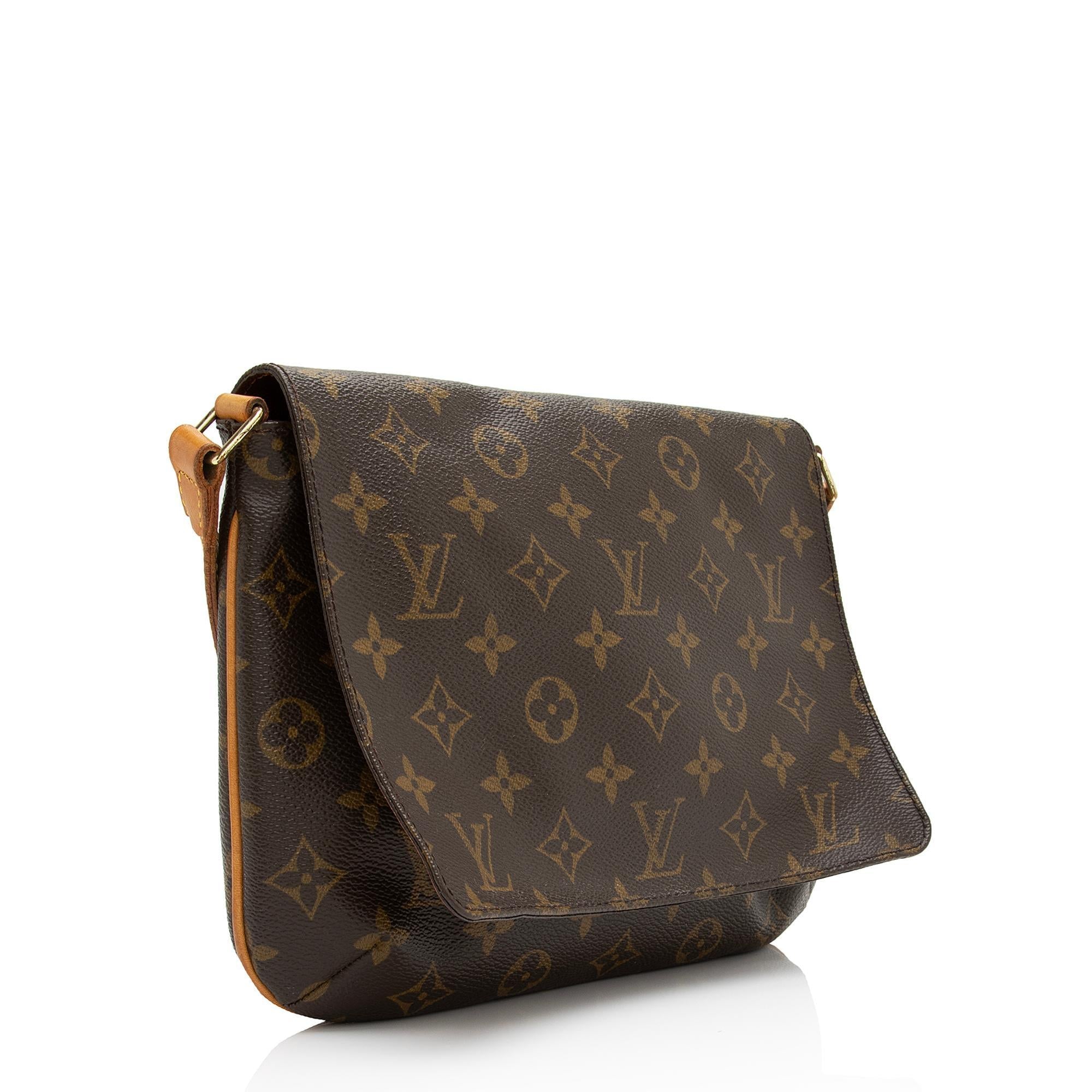 Louis Vuitton Vintage Monogram Canvas Musette Tango Shoulder Bag (SHF-xSc04e)