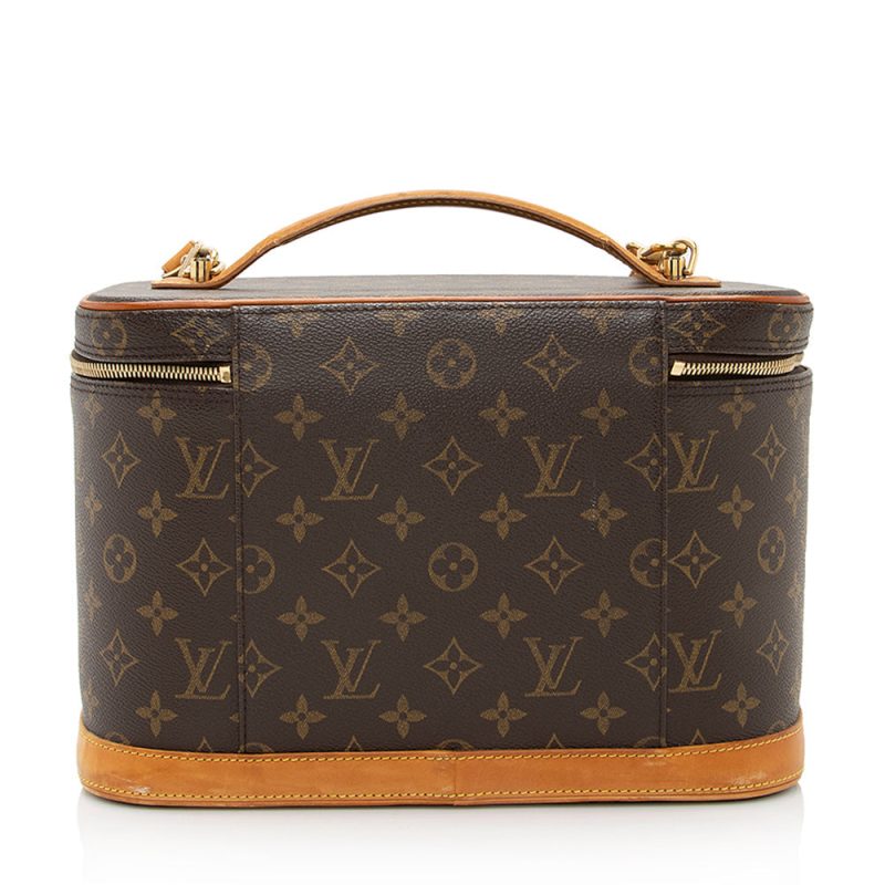 Louis Vuitton Vintage Monogram Canvas Nice Beauty Case (SHF-21409) - Image 2