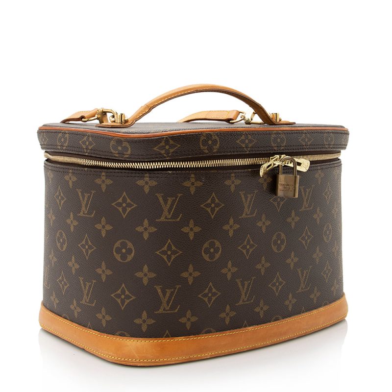 Louis Vuitton Vintage Monogram Canvas Nice Beauty Case (SHF-21409)