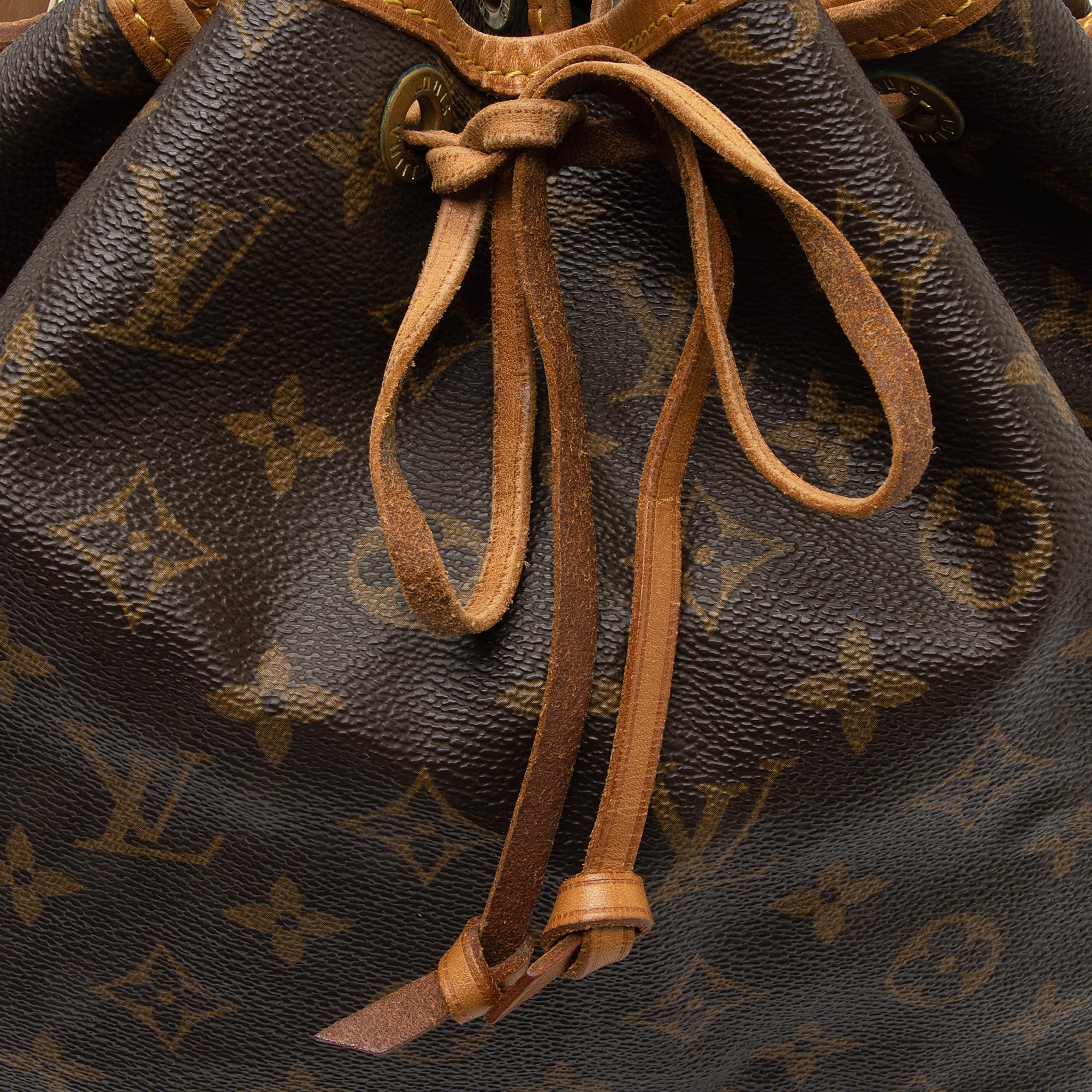 Louis Vuitton Vintage Monogram Canvas Noe Shoulder Bag (SHF-r4bng2) - Image 9