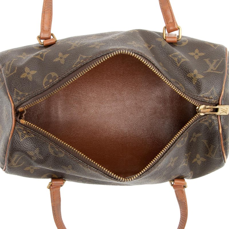 Louis Vuitton Vintage Monogram Canvas Papillon 26 Satchel - FINAL SALE (SHF-R3uOKz) - Image 6