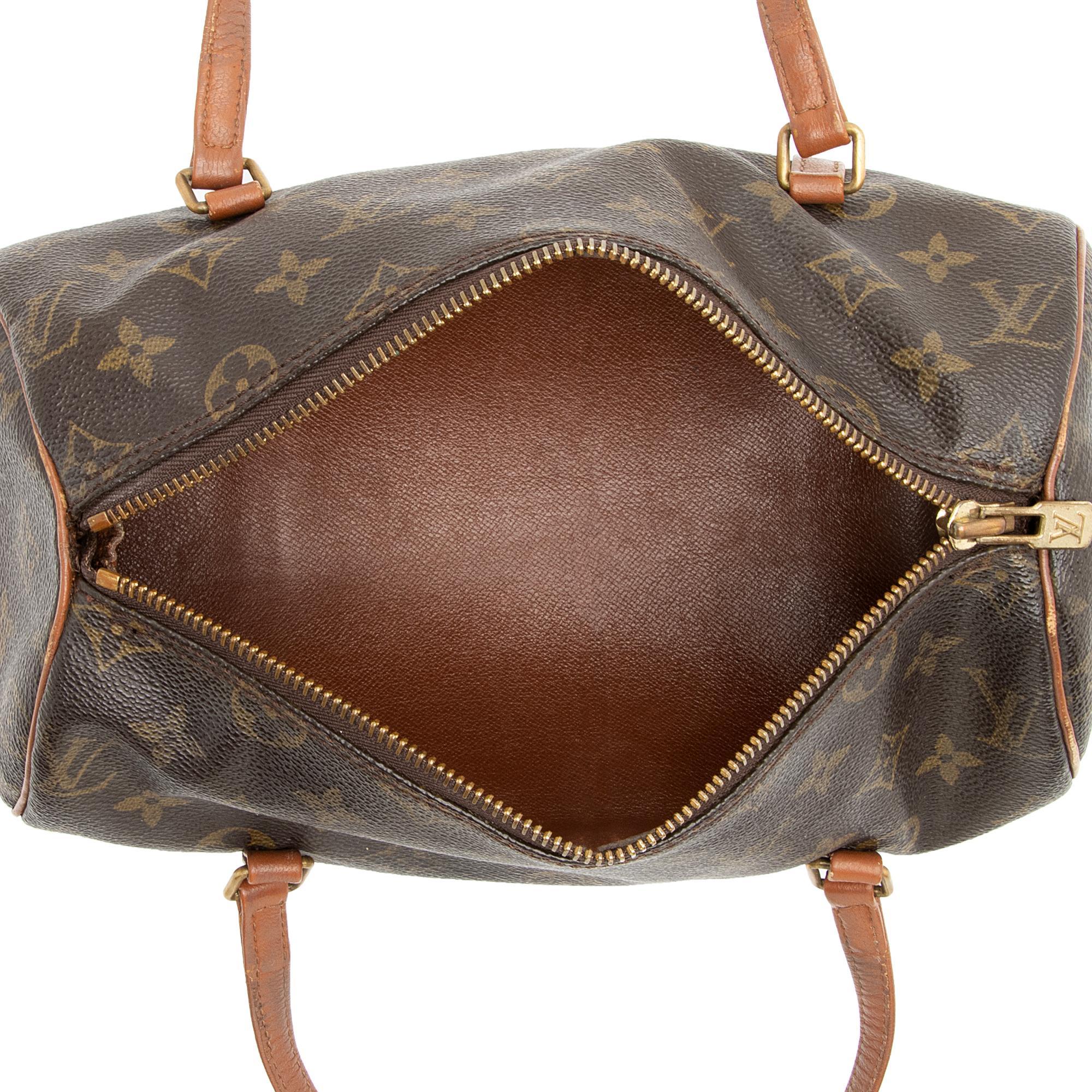 Louis Vuitton Vintage Monogram Canvas Papillon 26 Satchel - FINAL SALE (SHF-R3uOKz) - Image 6