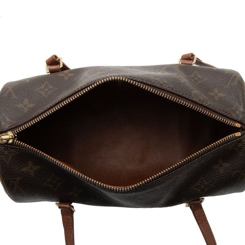 Louis Vuitton Vintage Monogram Canvas Papillon 26 Satchel (SHF-hYjtqU) - Image 6