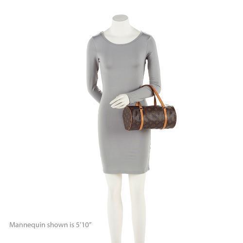 Louis Vuitton Vintage Monogram Canvas Papillon 26 Satchel (SHF-4MPCnf) - Image 4