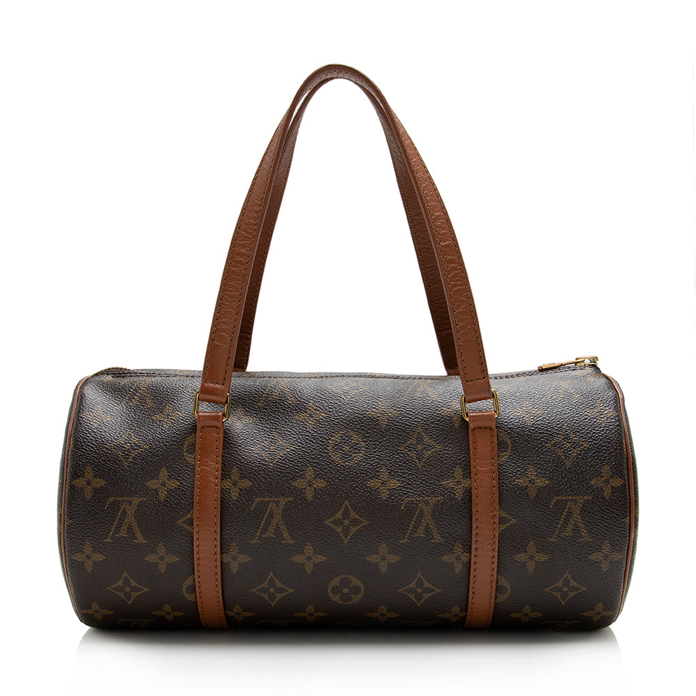Louis Vuitton Vintage Monogram Canvas Papillon 30 Satchel (SHF-16151) - Image 2