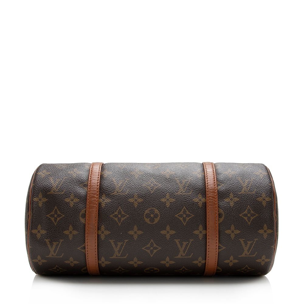 Louis Vuitton Vintage Monogram Canvas Papillon 30 Satchel (SHF-16151) - Image 3