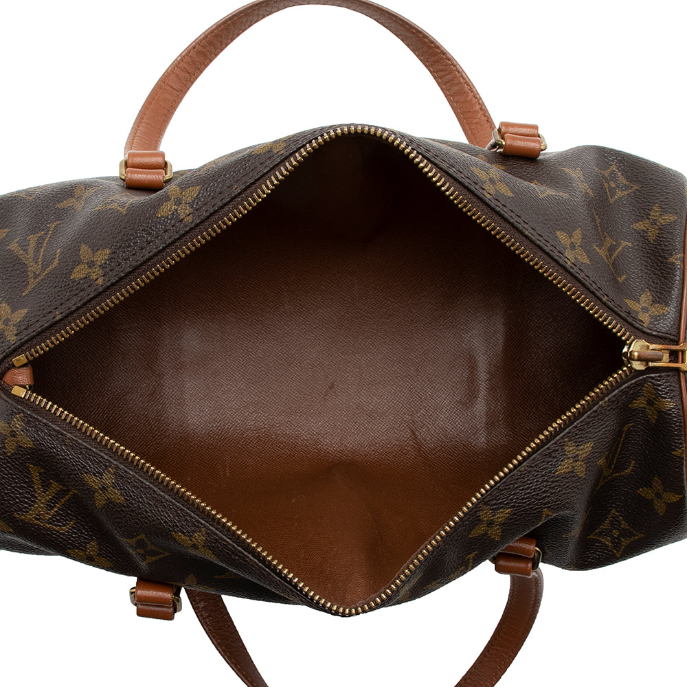 Louis Vuitton Vintage Monogram Canvas Papillon 30 Satchel (SHF-16151) - Image 6