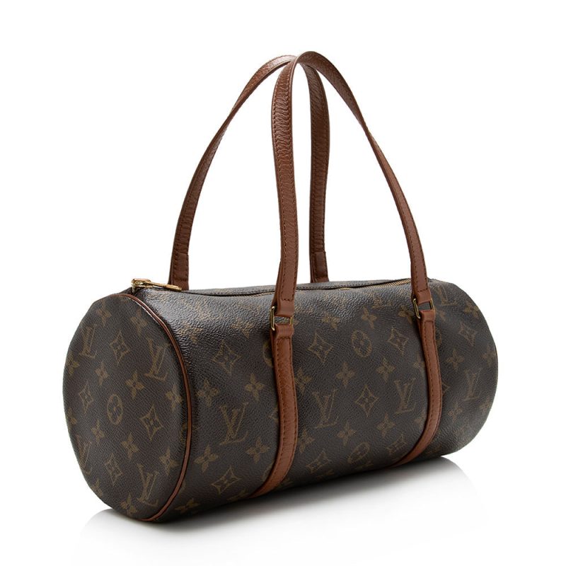 Louis Vuitton Vintage Monogram Canvas Papillon 30 Satchel (SHF-16151)