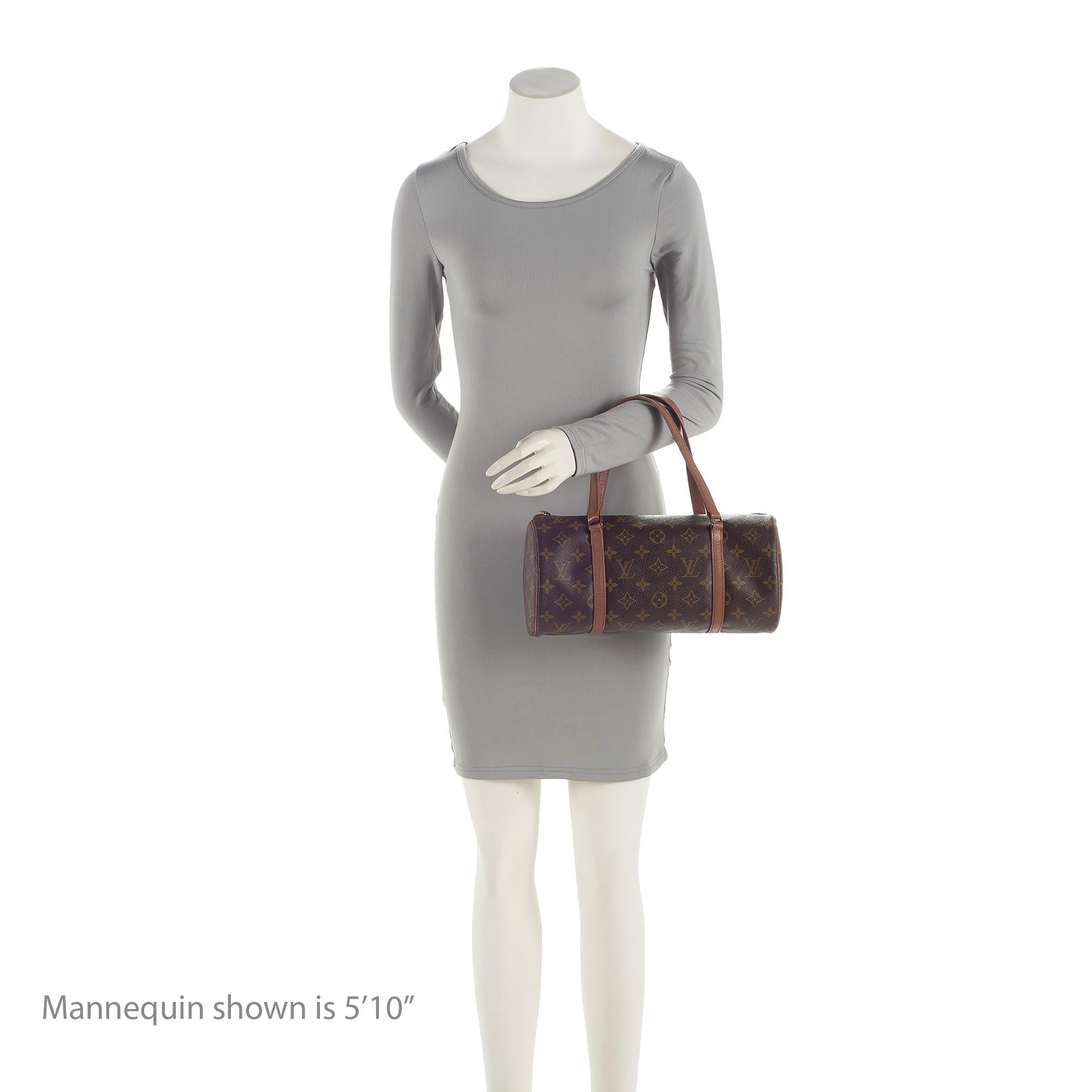Louis Vuitton Vintage Monogram Canvas Papillon 30 Satchel (SHF-22747) - Image 4