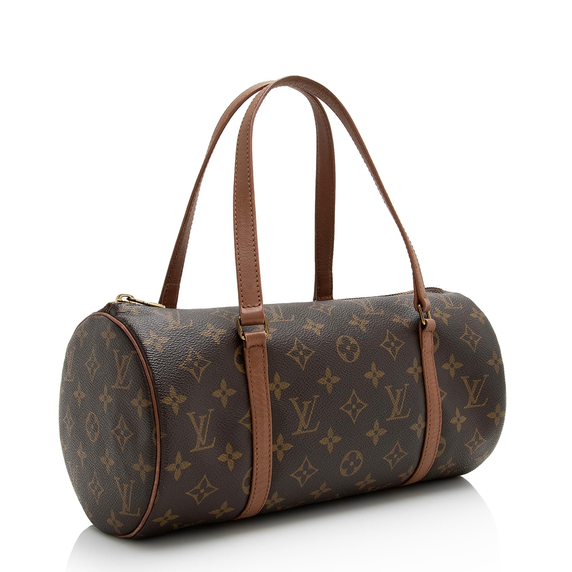 Louis Vuitton Vintage Monogram Canvas Papillon 30 Satchel (SHF-22747)