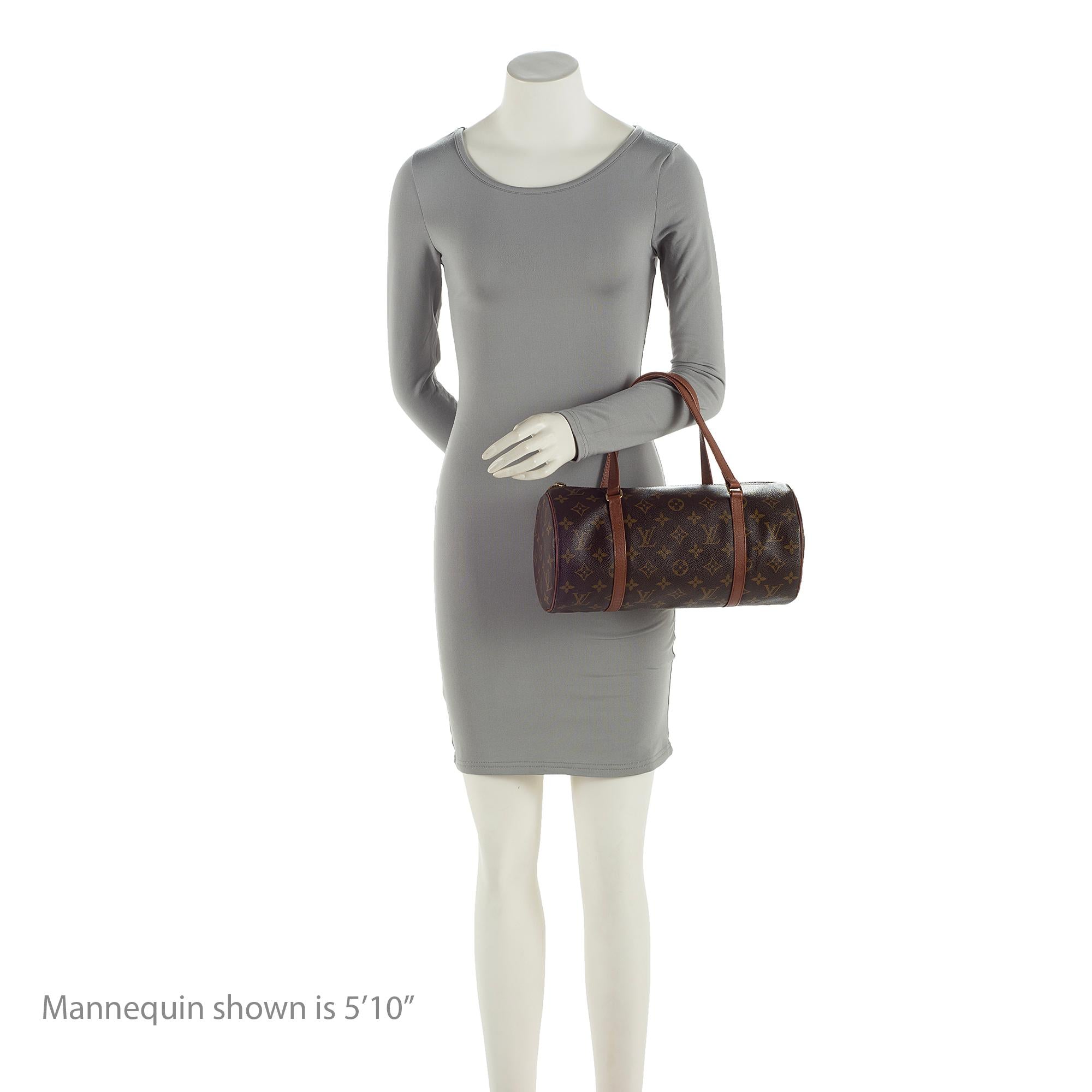 Louis Vuitton Vintage Monogram Canvas Papillon 30 Satchel (SHF-22751) - Image 4