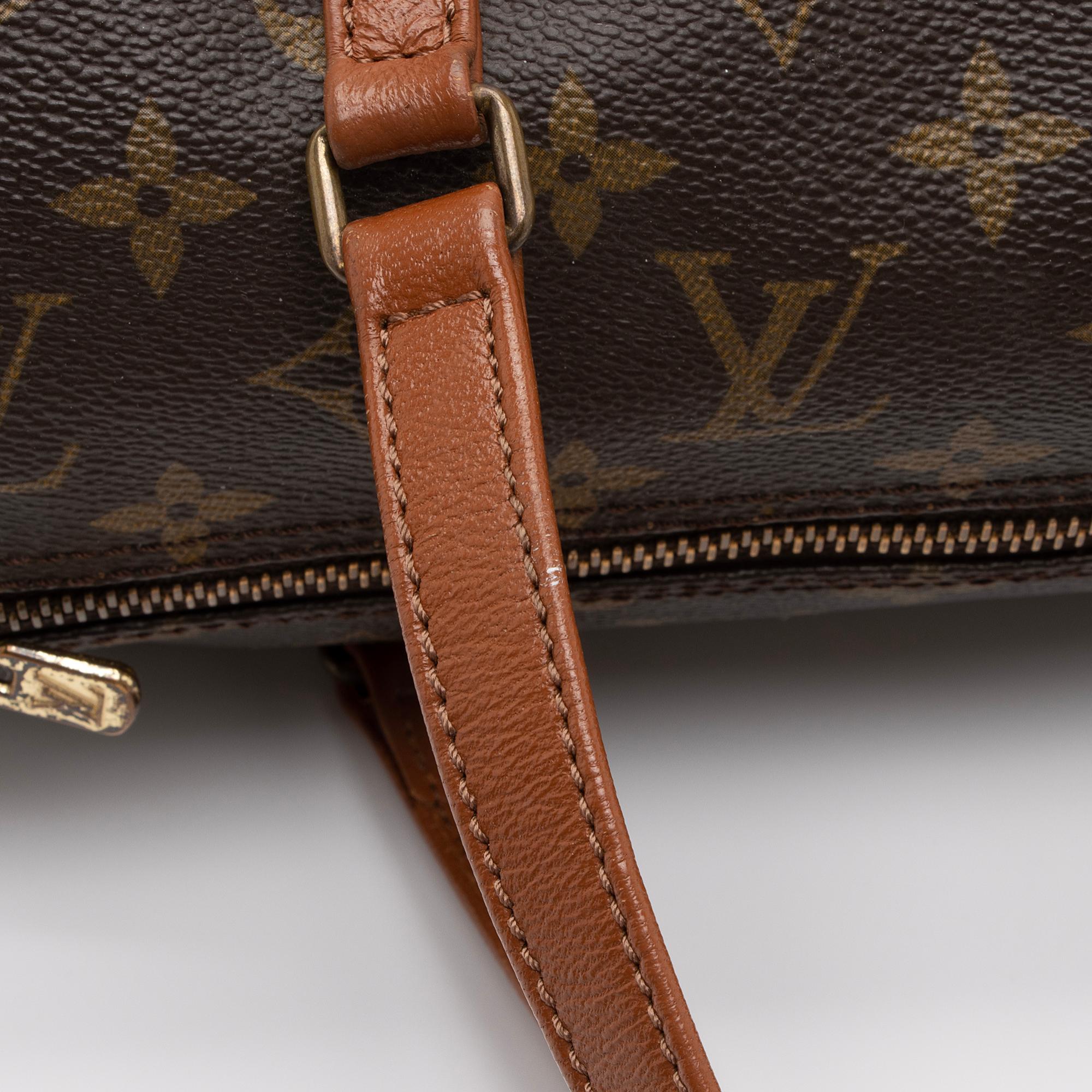 Louis Vuitton Vintage Monogram Canvas Papillon 30 Satchel (SHF-WkMAHy) - Image 14