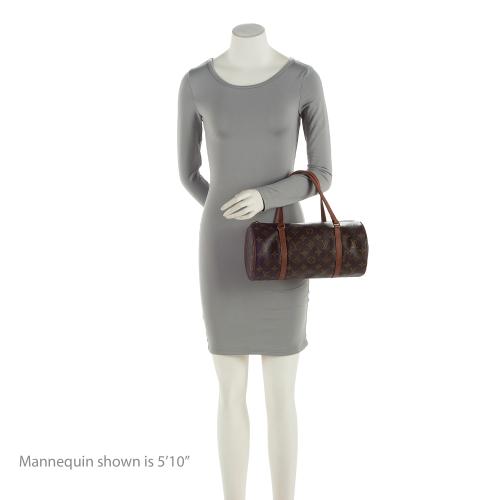 Louis Vuitton Vintage Monogram Canvas Papillon 30 Satchel (SHF-WkMAHy) - Image 4