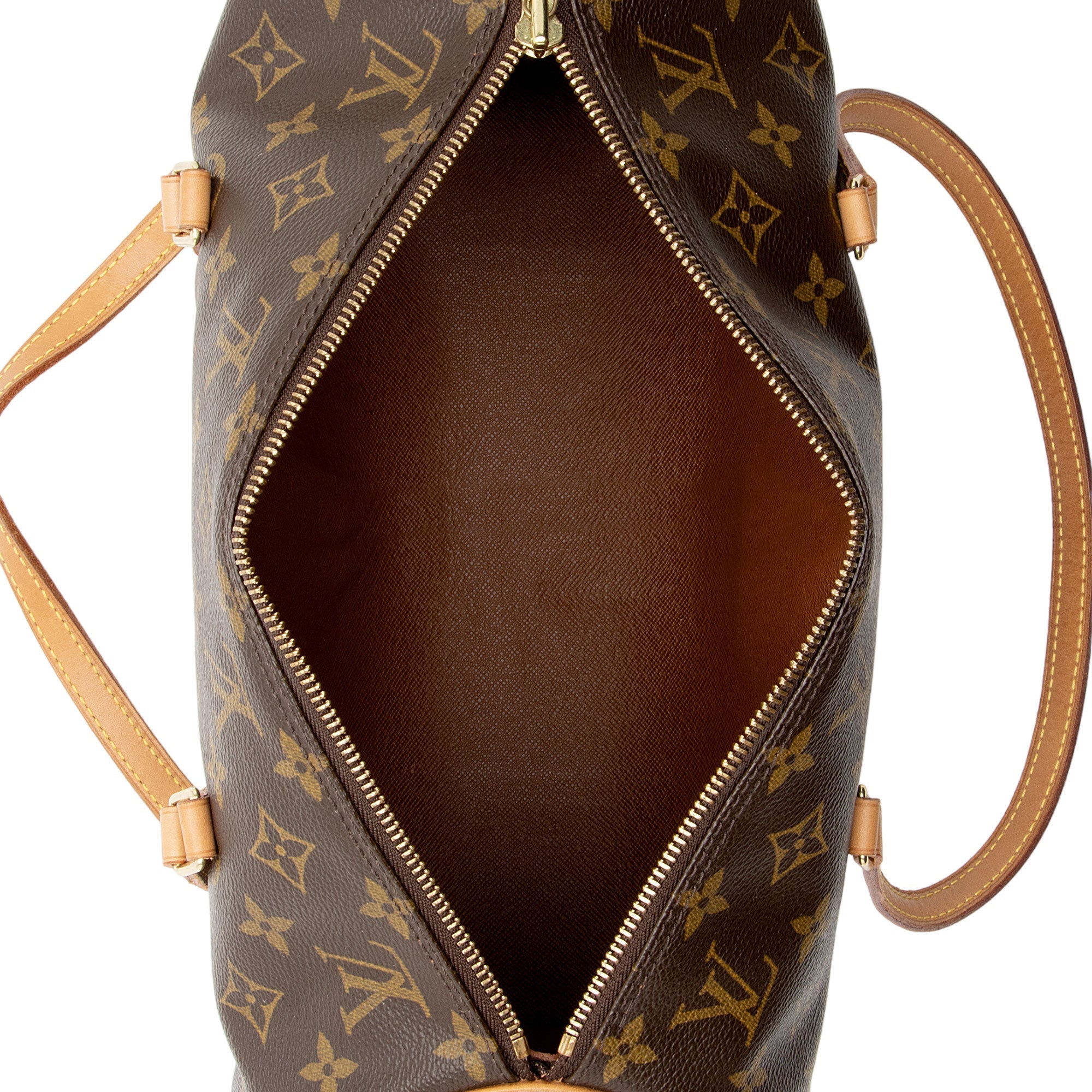 Louis Vuitton Vintage Monogram Canvas Papillon 30 Satchel (SHF-LL8yM5) - Image 6