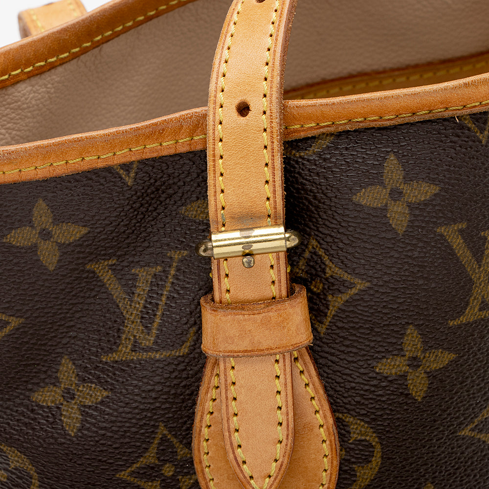 Louis Vuitton Vintage Monogram Canvas Petit Bucket Tote (SHF-21631) - Image 17