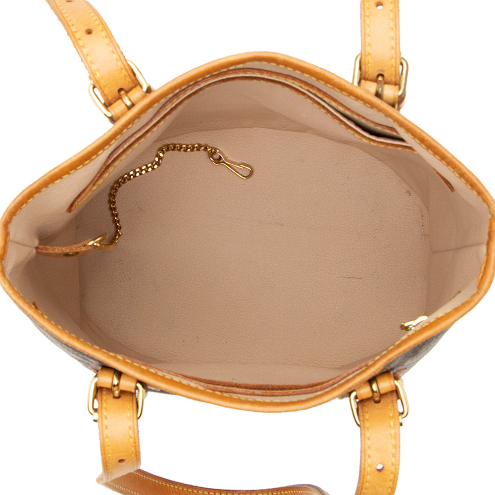 Louis Vuitton Vintage Monogram Canvas Petit Bucket Tote (SHF-21631) - Image 6