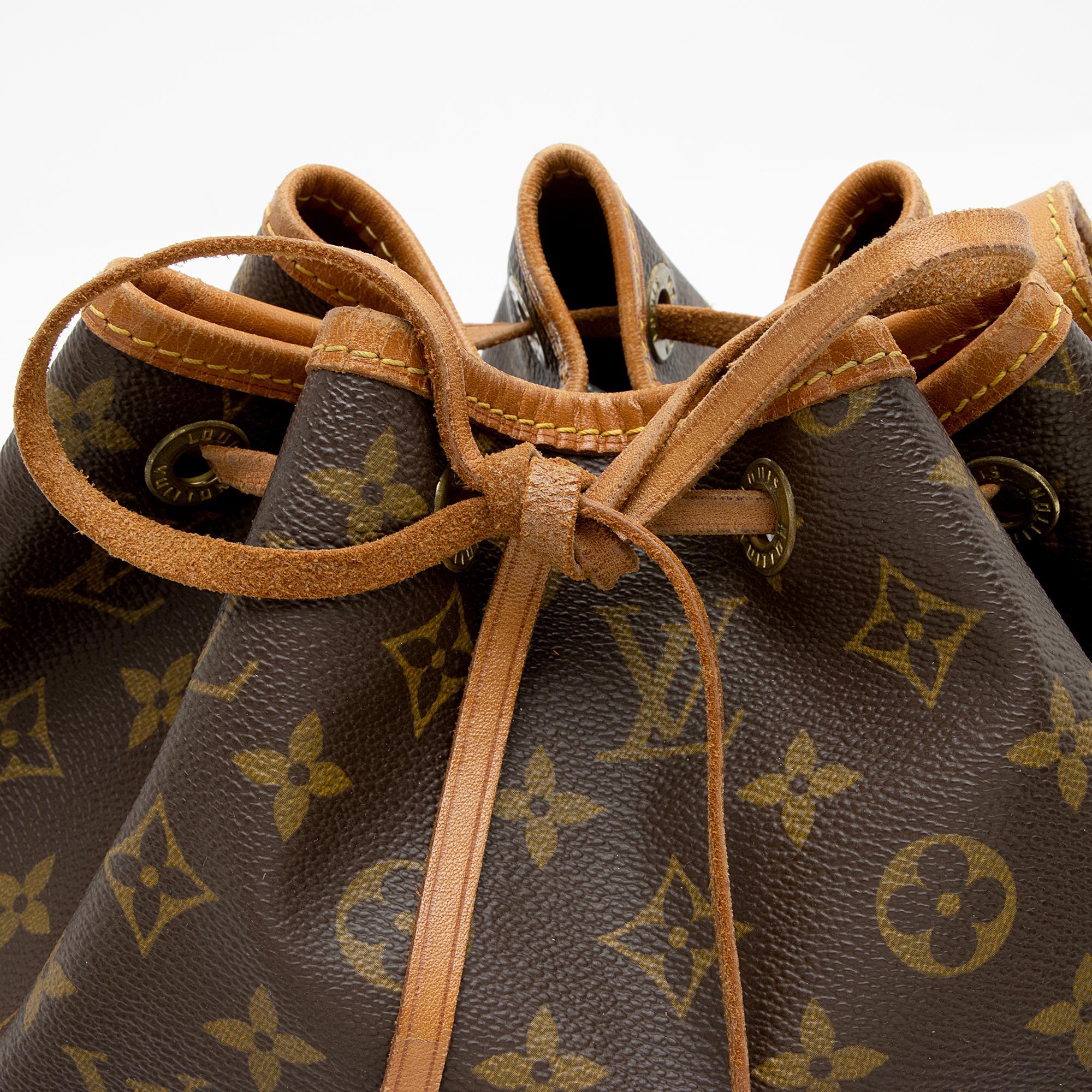 Louis Vuitton Vintage Monogram Canvas Petit Noe Shoulder Bag (SHF-IAw79k) - Image 8